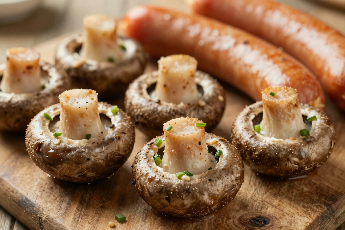 Assaporare funghi ripieni di salsiccia: l'antipasto irresistibile che conquisterà i tuoi ospiti