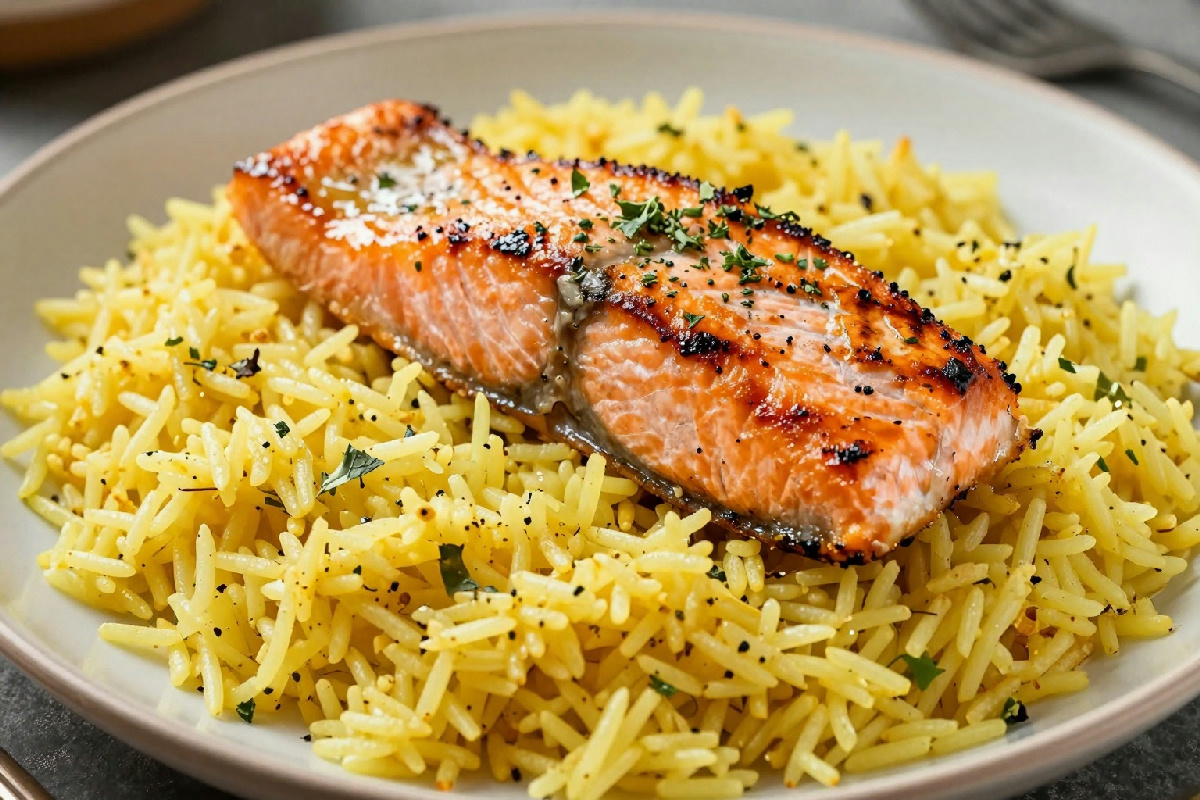 Riso basmati e salmone: il piatto che rende ogni pranzo un momento gourmet da non perdere